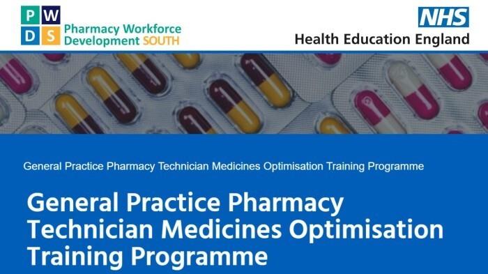 GP Pharmacy Technician Medicines Optimisation Training Programme