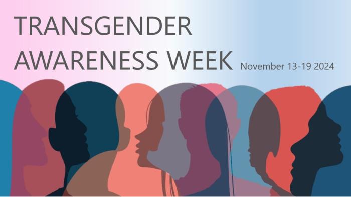 Transgender awareness week 2024