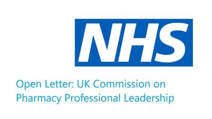 Open letter: UK Commission on Pharmacy Professional Leadership